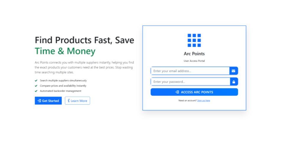 ArcPoint screenshot
